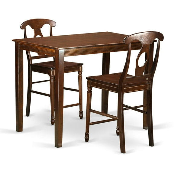 3 Pc pub Table set - high Table and 2 dinette Chairs.