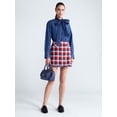 thumbnail image 3 of Free Assembly Women’s Tweed Mini Skirt with Fringe Hem, Sizes 0-20, 3 of 5
