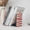 thumbnail image 6 of Lsque Love Printed Wood Bookends,Non-Skid Bookend for Shelves,Heavy Duty Support Bookends,Non-Slip Foam Pads for Office, Home, and Library,1 Pair, 6 of 8