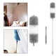 thumbnail image 4 of Plumero de mano extensible de microfibra, útil, flexible, lavable, para eliminar el polvo, largo para Gris Blanco 14m, 4 of 7