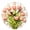 Tulip, variant on VOCOO 10'' Sunflower Wooden Analog Wall Clock for Kitchen, Home, Office, Bedroom Decor