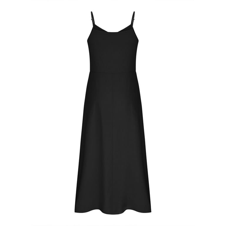 chinese dress ladies Women's Cotton Linen Tiered A-Line Tshirt Dress Summer Casual Loose Flowy  Beach Flutter Swing Dresses Knee Length Black at Amazon Women's Clothing  store main image 1