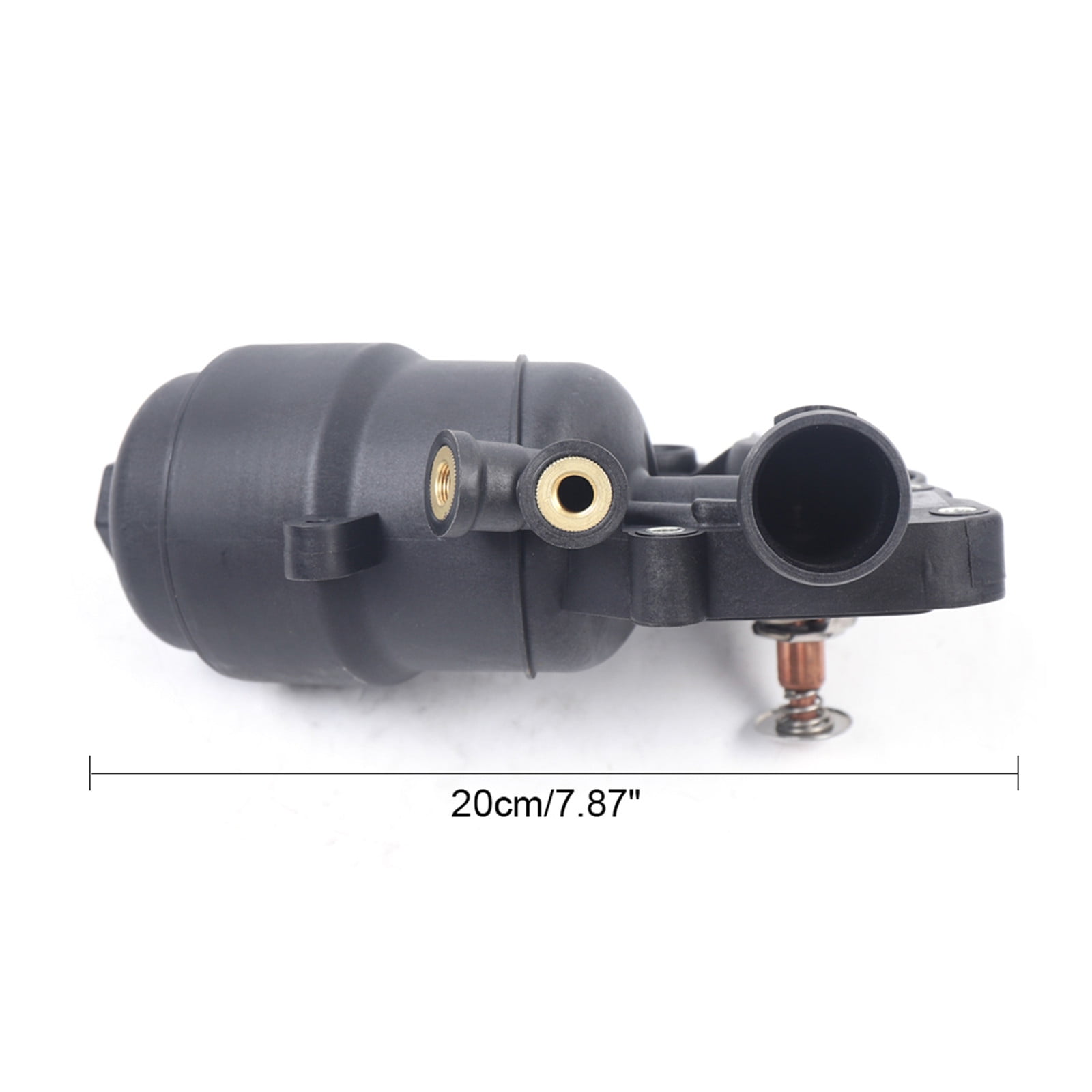 Engine Oil Filter Housing, Filter Housing, Black Engine Oil Filter Housing for 13-16 Audi Q5 Q7 A6 A7 A8 Quattro 3.0L