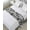 Gray, variant on Bed Runner Scarf for Twin Size Bed, Grey Geometric Beds Scarf Throws for Foot of Bedding, Retro Black White Abstract Striped Lines Decorative Beds Runners for Bedroom Guestroom, 71"x20"