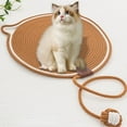 thumbnail image 4 of Yonrjhukm Woven Pet Scratch Pad with Interactive Toy, Furniture Protection Scratch Board for Cats, Self-Entertainment and Exercise, Indoor Pet Grinding Claw Toy, 4 of 7