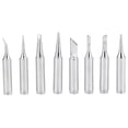 thumbnail image 2 of Soldering Tips Soldering Iron Tip Copper Welding Head Welding Accessories 8Pcs Soldering Tips Copper Solder Replacement Head Silver Color Welding Station Accessories, 2 of 8