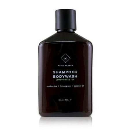 Lemongrass Shampoo - Blind Barber Lemongrass Tea Shampoo and Bodywash 12 oz