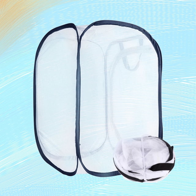GOOHOCHY Butterfly Habitat White Insect Observation House Portable Habitat 1Set