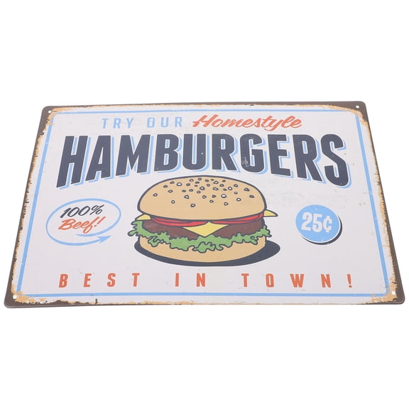 Milisten Vintage Bar Poster Art Multi-Color Tin Sign with Enameled Paint for Unique Wall Decoration