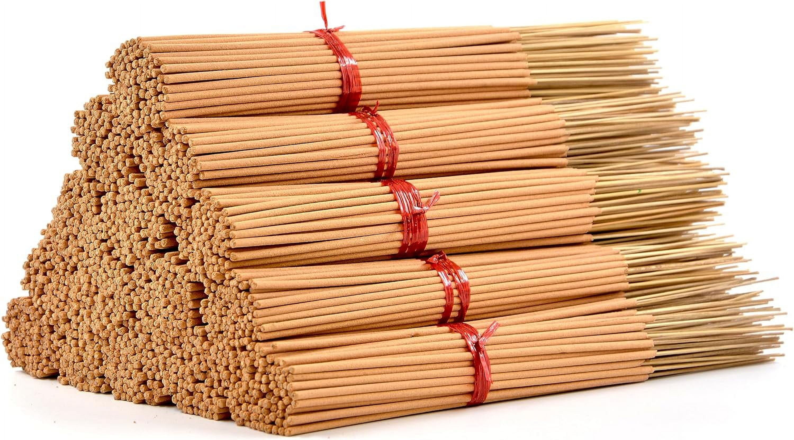 10000 Unscented (Light Brown) Incense Sticks 11" Bulk Wholesale - 100% Natural Joss and Bamboo Punk Blanks - Great for DIY Aromatherapy Incense Making.