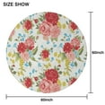 thumbnail image 6 of Round Waterproof Tablecloth Pioneer Reusable Indoor/Outdoor Durable Table Cover for Kitchen and Dining Room 60 Inch X 60 Inch, 6 of 6