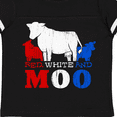 thumbnail image 4 of Inktastic Red, White and Moo Boys or Girls Toddler T-Shirt, 4 of 5