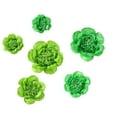 thumbnail image 6 of Efavormart 6 Pack Lime Green & Mint Assorted Size Giant Paper Peony Flowers Decor for Centerpieces Arrangement - 7" | 9" | 11", 6 of 10