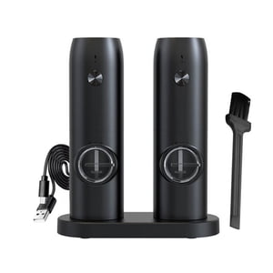 Electric Grinder Mini Salt Pepper Grinder Electric Salt and Pepper Grinder Set Of 2 USB Rechargeable