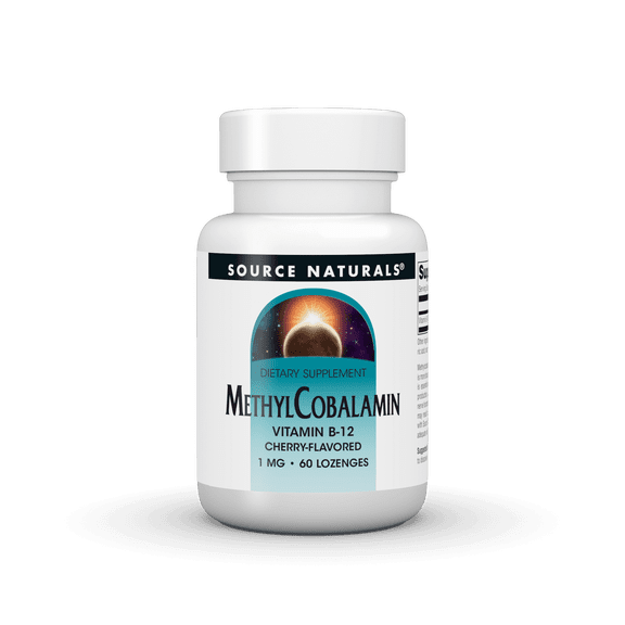 Source Naturals MethylCobalamin Vitamin B-12, 60 each