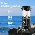 thumbnail image 3 of 4-Pack Collapsible Solar Camping Lanterns - USB Rechargeable LED Flashlights for Emergency Power Outages, Hurricane Supplies & Outdoor Adventures (Waterproof, 360° Light, Portable Survival Kit)", 3 of 8