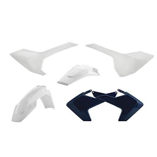 Acerbis White/Black Complete Plastic Body Kit (2634021029)