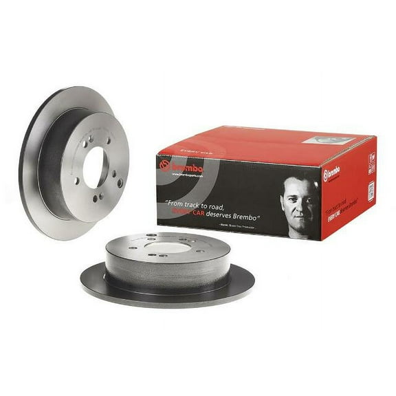 Brembo 08.A446.11 BRAKE ROTORS Fits select: 2013-2016 KIA SPORTAGE LX, 2004 HYUNDAI SANTA FE GLS/LX