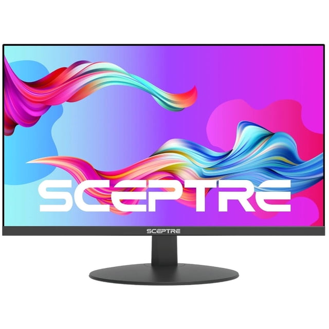 Sceptre IPS 24-Inch Business Computer Monitor 1080p 75Hz with HDMI VGA Build-in Speakers, Negro máqu