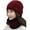 Wine Red, variant on Dalrosia Women Winter Beanie Hat Scarf Set Warm Fleece Lined Slouchy Thick Baggy Knit Skull Cap