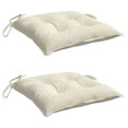 thumbnail image 4 of Cojines para silla VidaXL, color blanco crema, 2 unidades, tela Oxford, 4 of 8