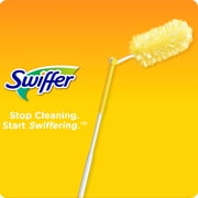 Swiffer Heavy Duty 3 ft Extendable Duster Kit with Refills, Unscented, 1 Handle + 3 Refills