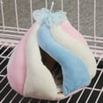 thumbnail image 4 of Flmtop Colorful Cotton Candy Shape Squirrel Small Pet Hammock Warm Sleeping Hanging Bed Multicolor, 4 of 9