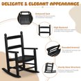 thumbnail image 2 of Ktaxon Wooden Child's Rocking Chair,Hardwood Rocker,Small Wooden Rockers for Kids Ages 3-6,for Patio Porch Outdoor & Indoor,Living Room,Bedroom,Balconies(Black), 2 of 9