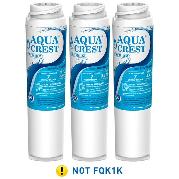 AQUA CREST GXRLQR Inline Water Filter, NSF 53&42 Certified to Reduce 99 ...