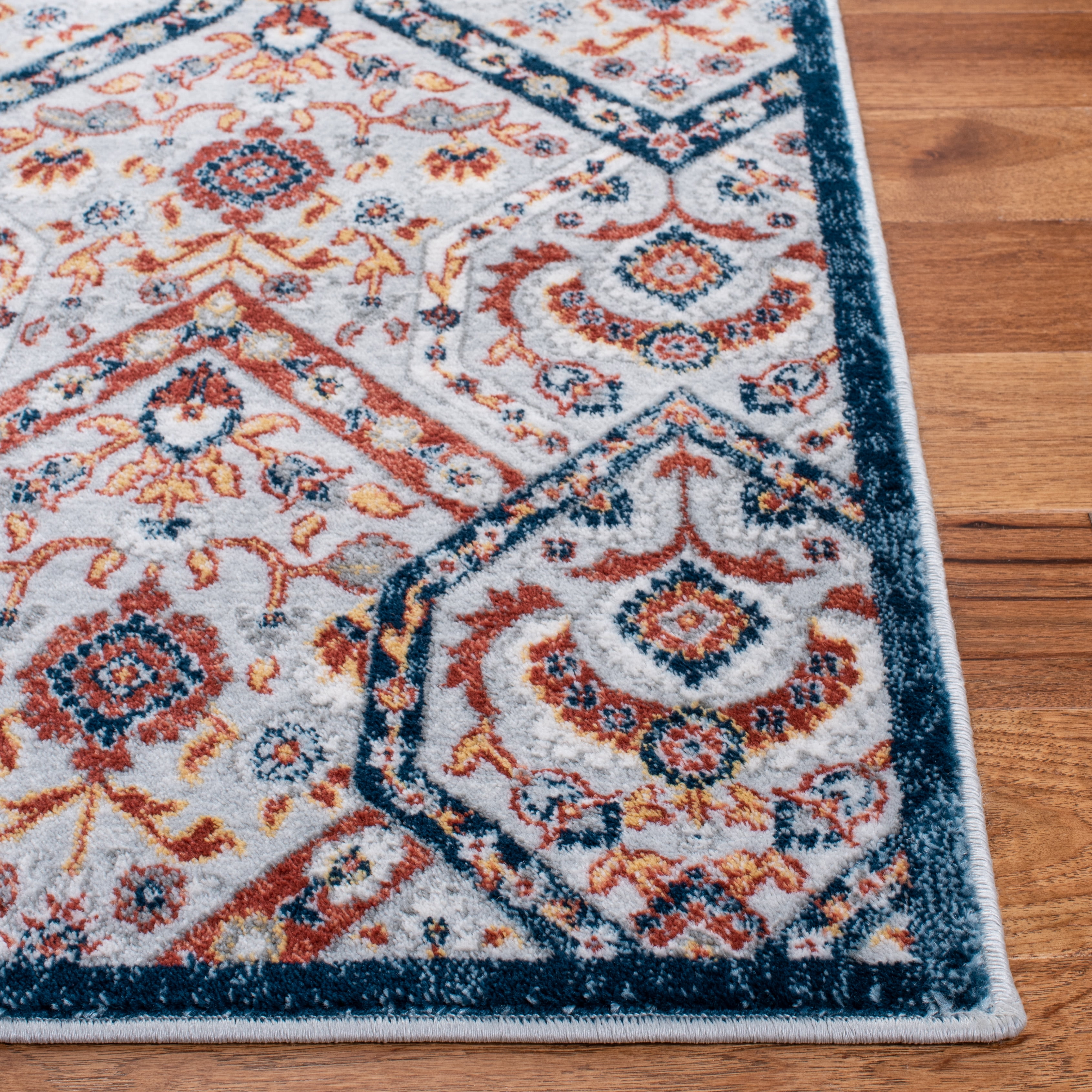 Safavieh Lagoon Tamzen Geometric Area Rug, Brown/Navy, 4'5" x 6'5"