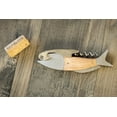 thumbnail image 4 of Kikkerland Lightwood Fish Corkscrew, 4 of 4