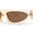Beige Brown, variant on Elegantly Minimal Triangular Lens Narrow Rectangle Plastic Sunglasses Beige Brown