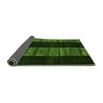 thumbnail image 2 of Ahgly Company Indoor Round Abstract Green Modern Area Rugs, 5' Round, 2 of 4