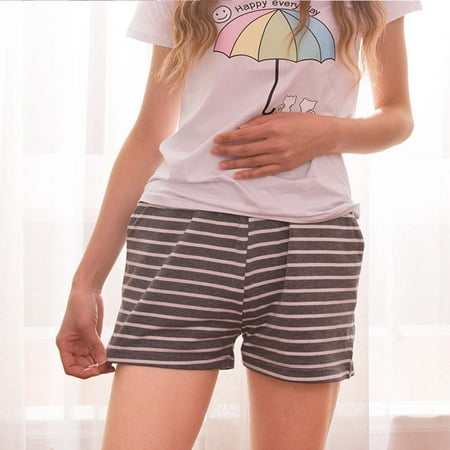 shorts pajama elastic cotton pants summer bottoms ustyle loose sleep walmart