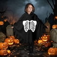 thumbnail image 2 of jiaxiM Halloween Cape, Poncho Cloak, Halloween Poncho, Printed Outerwear, Lightweight Loose Fit Cape, All‑Season Holiday Wear, Fashion Outer Cloak, 2 of 9
