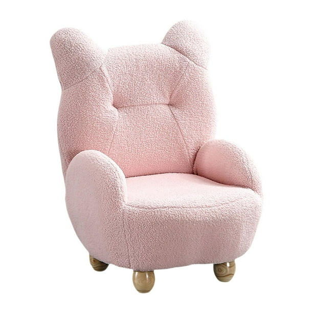 Tnarru Reading Armchair Stool Kids Chair Arm Chair for Bedroom Waiting Room Balcony Pink