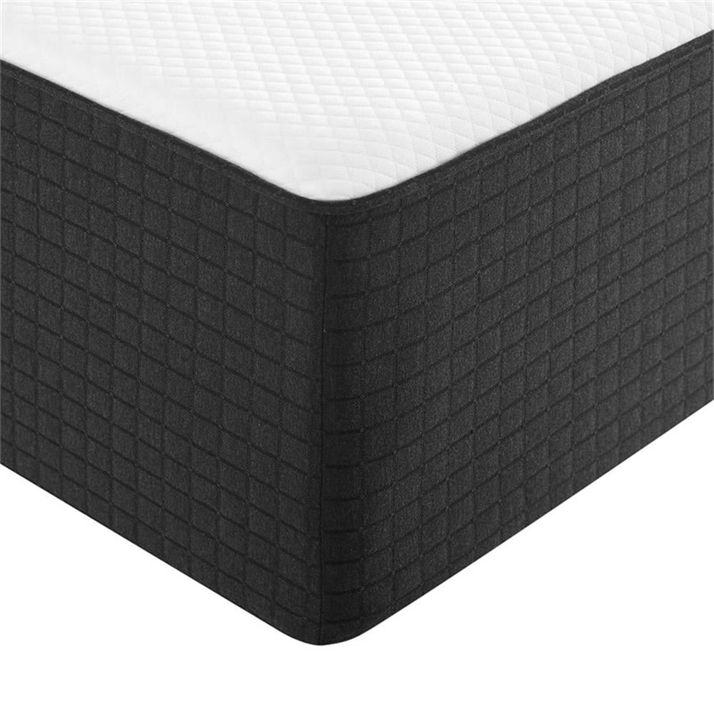 Bowery Hill Contemporary 16" Memory Foam Queen Mattress in White