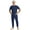 Dark Blue, variant on TTAO Adaptive Clothing for Men Alzheimers Anti-Strip Jumpsuit with Back Zipper for Dementia & Elderly Dark Blue M