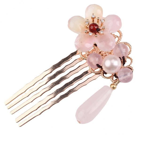2x Copper Hair Stick Chinese Hair Chopsticks Vintage Style Tassel Hair Chopsticks Hair Styling Hair Making Accessories for Women Yinane Pasador de pelo de elemento chino