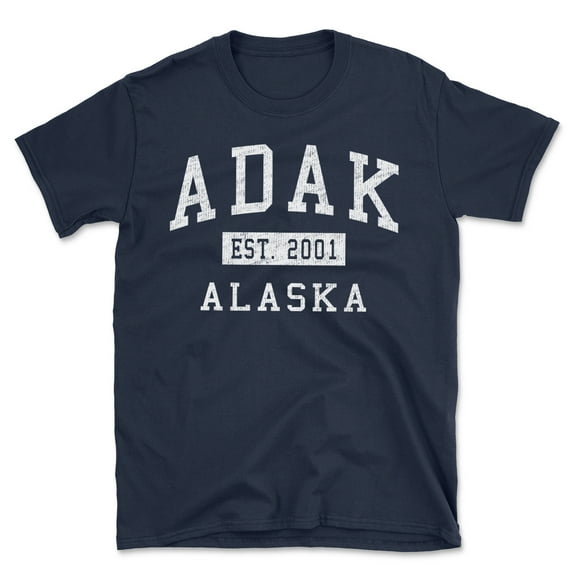 Adak Alaska Classic Established Men's Cotton T-Shirt