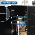 thumbnail image 6 of Devaise Rolling 5 Drawer Storage Cabinet, Black, 6 of 13