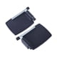 thumbnail image 1 of Pedal de reposapiés de silla de ruedas Instalación fácil de la pierna del pie ergonómico de lienzo ergonómico PP con eje, 1 of 8