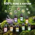 thumbnail image 6 of Noahstrong 500ml Essential Oil Diffuser with 8*10ml Essential Oils Set, Woodgrain Aromatherapy Oil Diffusers with Remote Control, Fragrance Air Humidifier Vaporizer for Large Room Bedroom Office, 6 of 12