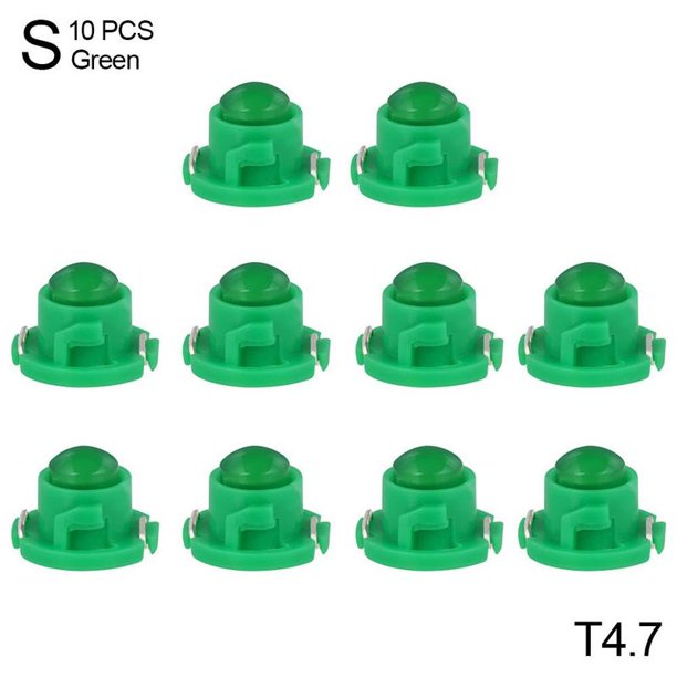 10Pcs T3 Blue LED Neo Wedge Dash Instrument Cluster Light Car Panel