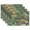 C199, variant on Ryvnso Placemats Set of 4 Leopards in Tropical Dining Mats Heat-Resistant Non-Slip Washable Table Mat