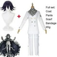 thumbnail image 5 of Anime Danganronpa V3 Kokichi Oma Cosplay uniformes de Presidente bufanda peluca capa y sombrero disfraces de fiesta de Carnaval y Halloween, 5 of 5