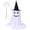 Style-C, variant on Adjustable Height Halloween Witch Ghost Prop 36 to 83 Inch Standing Phantom with Black Hat and Interchangeable Faces Large Outdoor Yard Lawn Garden Porch Holiday Party Decor