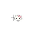 thumbnail image 2 of Body Jewelry Sanrio-Hello Kitty Adult Women's Nose Rings 20g Stainless Steel Kawaii Cute 316L Straight Bone Nose Stud, 2 of 5