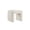 Warm White, variant on Get Set Style Furniture Moony Ottoman, White
