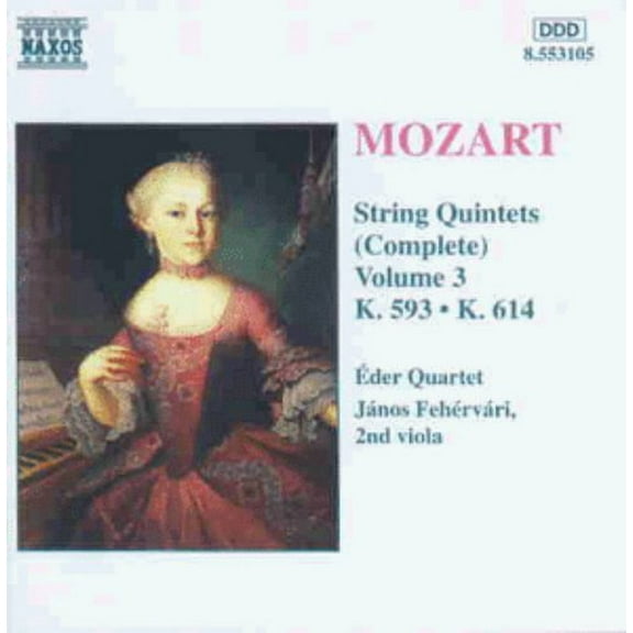 W.A. Mozart - Complete String Quintets 3 - Music & Performance - CD